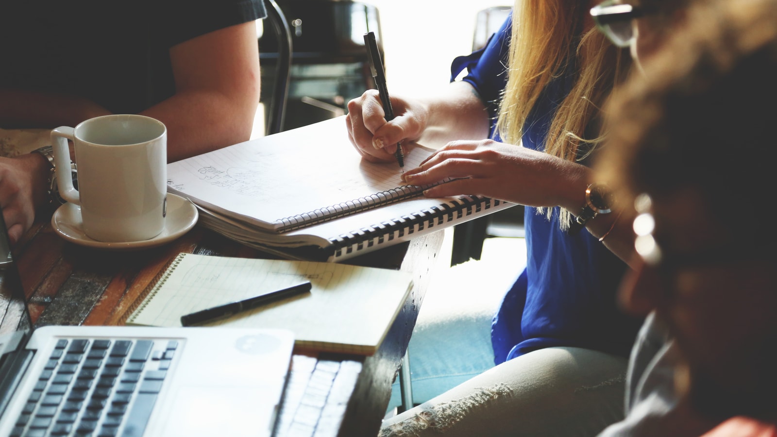 Business audit and compliance documents prepared for a review meeting